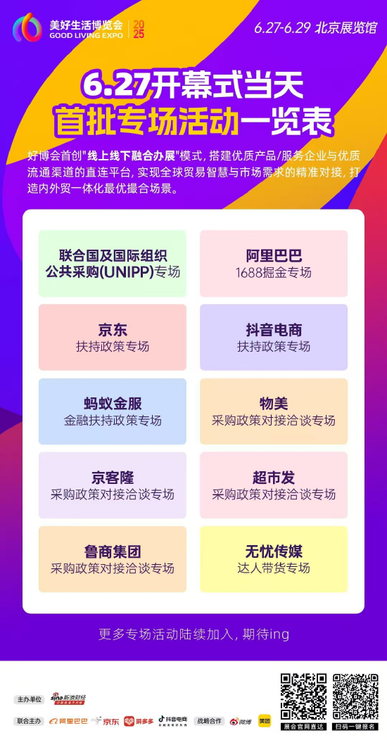 阿里、(﻿⌚)京东、拼多多、抖音电商首次联合，美好生活博览会6月在京举办！